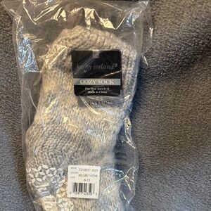 Kathy Ireland Gray Cozy Socks